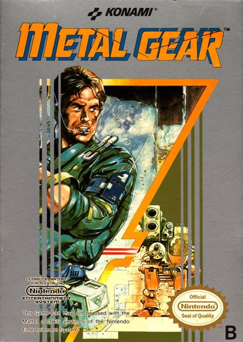 nintendo metal gear nes original box art|nintendo box art.